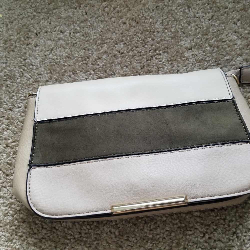 Unnamed Moss Green Stripe Purse